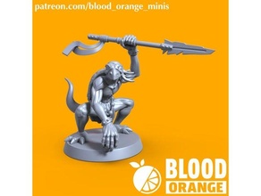 Kappa Blut Orange Miniaturen Patreon Kreatur dnd Miniatur Mini 28mm Monster Yokai 3d print model - Mito3D
