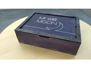 semplice scatola fatto mano candele Taglio laser candela tagliare compensato sublimazione legno 3d print model - Mito3D