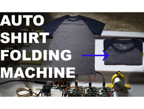 auto shirt folding machine parts arduino automatic diy folder 3d print model - Mito3D