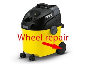 karcher se 5100 vacuum cleaner wheel repair 3d print model - Mito3D
