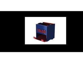 stapelbar Batterie Box 18650 3d print model - Mito3D