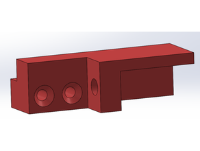 anet a8 axis belt holder tensioner upgrade 3d print model - Mito3D
