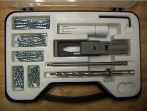massca pocket hole jig kit case insert 3d print model - Mito3D