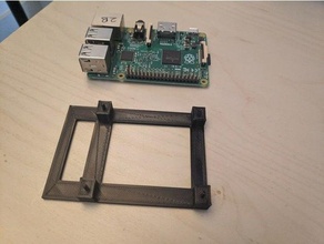 raspberry pi support 3 case 3d print model - Mito3D