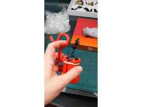 Miniatur Malerei Griff Halter Unterstützung 3d print model - Mito3D