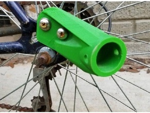 vélo bande annonce attelage attachement monter bicyclette cambrure 3d print model - Mito3D