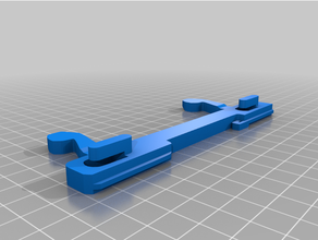puerta pestillo alto pointe microonda 3d print model - Mito3D