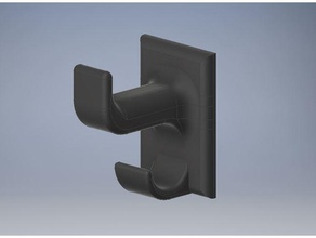auricular gancho ath m50x cable escritorio auriculares pared soporte 3d print model - Mito3D