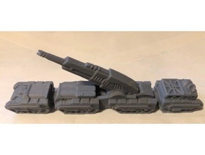 pesado artilharia rastejante americano mecha miniaturas scifi stompyrobots 3d print model - Mito3D