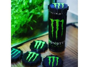 monster energy drinks cap bottle drink 3d print model - Mito3D