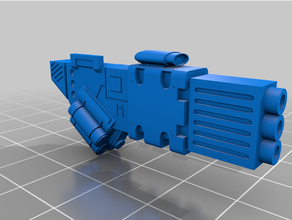 space communist - fusion collider weapon 3d print model - Mito3D
