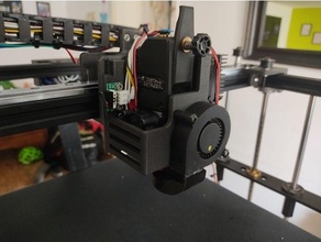 tronxy x5sa simples linear mod bmg e3d v6 x5s vulcão 3d print model - Mito3D