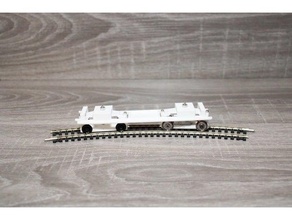 ho model train diy power chassis custom bogies 3d print model - Mito3D
