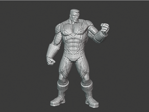colossus x-men marvel 35mm wargaming miniature 3d print model - Mito3D