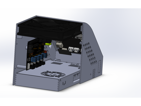 creality ender 3 5 external electronics box 3d print model - Mito3D