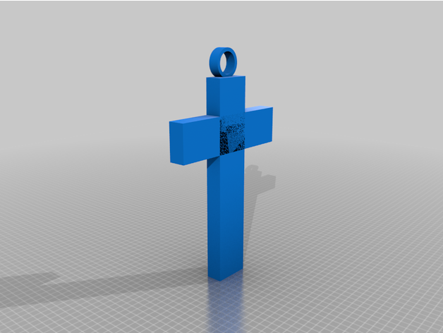 crucifix oreille 3D print model - Mito3D