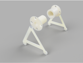 bobine titulaire soutien version 2 Ajouter filament 3d print model - Mito3D