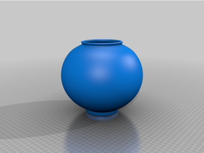 vase1 fleur pot vase 3d print model - Mito3D