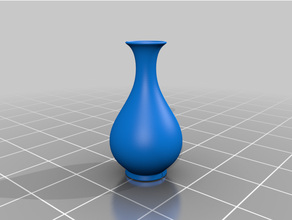 vase2 fleur pot vase 3d print model - Mito3D