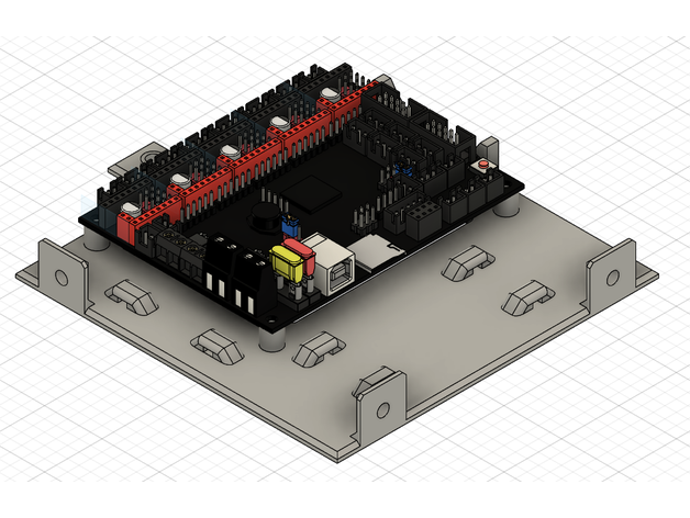 skr 13 14 borda suporte 3D print model - Mito3D