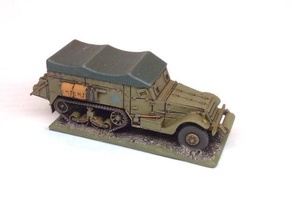 cover 15mm psc half-track battlegroup chain command flames war fow wargaming 3d print model - Mito3D