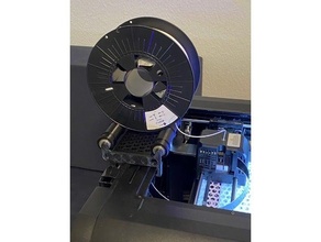 qidi x-plus spool holder connector filament 3d print model - Mito3D