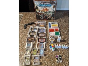 champions midgard insert lid lift expansions sleeved cards boardgame boardgames inserts 3d print model - Mito3D