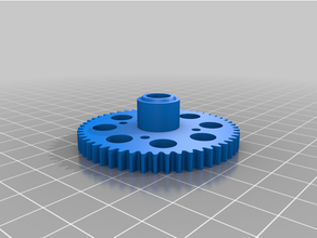 kyosho gt1 spur gear 51t 3d print model - Mito3D