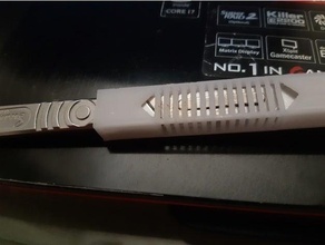 universal scalpel blade cap case xacto 3d print model - Mito3D