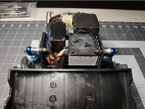 enduro gspeed batería abrazadera soporte elemento rc sendero chasis 3d print model - Mito3D