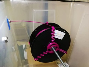 compliant spool holder 608 bearing filament 3d print model - Mito3D