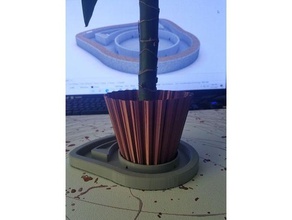 schwebend Fluss Pflanze Topf 3d print model - Mito3D
