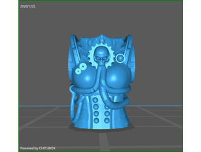 machine goddesses torsos adeptus mechanicus female skitarii warhammer 40k 3d print model - Mito3D
