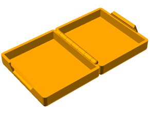 casebuilderliblite Kutu durum kılıf menteşe mandal 3d print model - Mito3D
