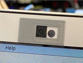 scorrevole computer portatile telecamera copertina guaina privacy 3d print model - Mito3D