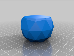 isosphère vase ico 3d print model - Mito3D