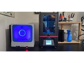 resina uv curare Camera ultravioletto 3d print model - Mito3D