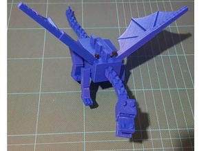 articulated ender dragon 3d print model - Mito3D