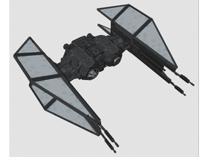 order tie bomber 1 270 miniature star wars xwing wing 3d print model - Mito3D