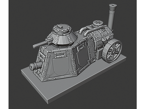 Savaş ustası imparatorluk buhar tank 10mm zırh fantezi oyunlar minyatürler minis Steampunk tanklar savaş oyunları 3d print model - Mito3D
