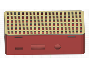 raspberry pi 3 simple case complete 3d print model - Mito3D