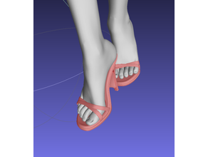 haute talons chaussures remix 3d print model - Mito3D