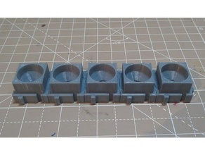 slimline vallejo jigsaw stands holder 3d print model - Mito3D