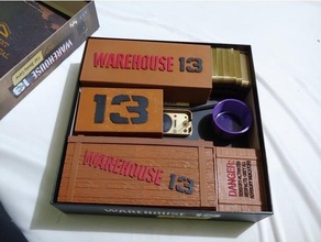 warehouse 13 board game 3d print model - Mito3D