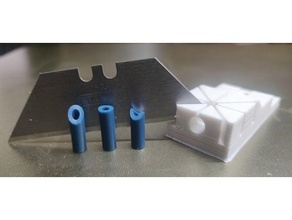 super simple capricorn ptfe bowden heatbreak tubing cutter - keychain 3d print model - Mito3D
