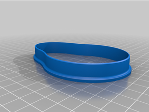 avacado cookie cutter 3d print model - Mito3D