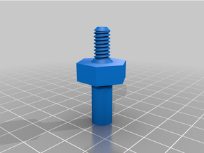 connector flexible arm 20unc base screw 3d print model - Mito3D