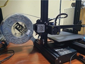 ender 3 filament spool holder extension 3d print model - Mito3D