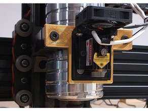 openbuilds magnetic laser mount - jtech jtechphotonics holder ooznest workbee 3d print model - Mito3D