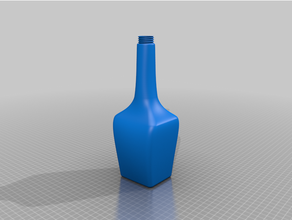 whisky botella 3d print model - Mito3D
